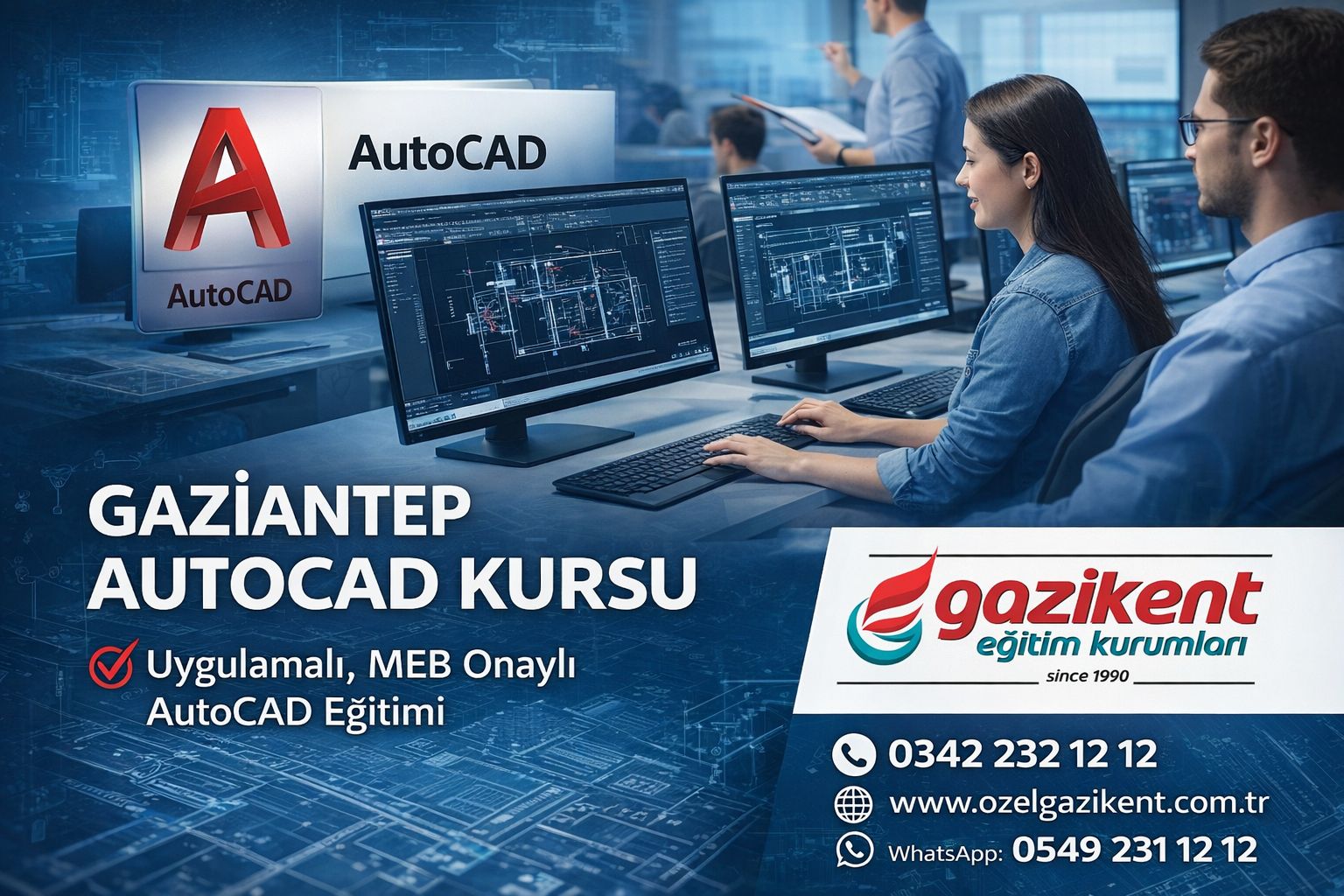 AutoCAD Kursunun Artıları Neler? Kimler Faydalanabilir? Kurs İçeriği ve Kariyer Avantajları