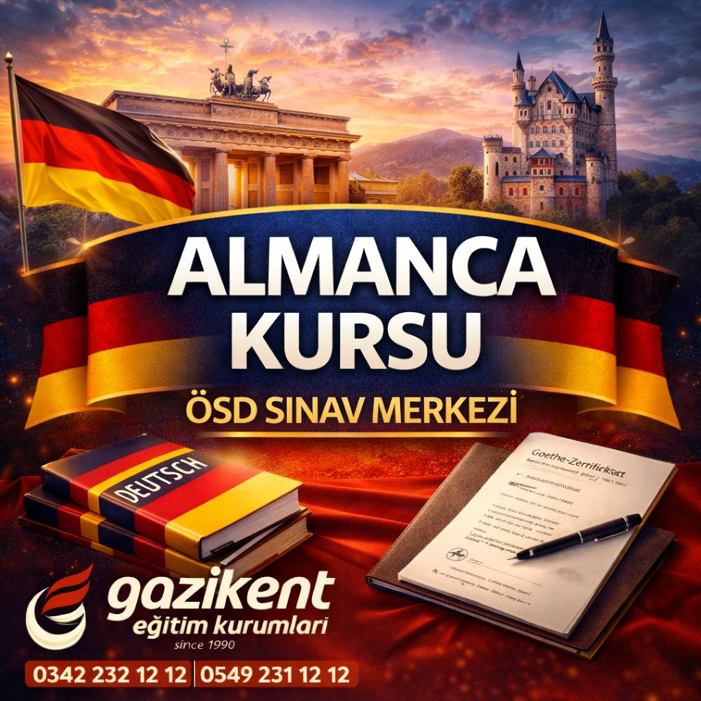 Almanca Kursu: Avrupa’ya Açılan Kapınızı Gazikent Eğitim Kurumları ile Aralayın