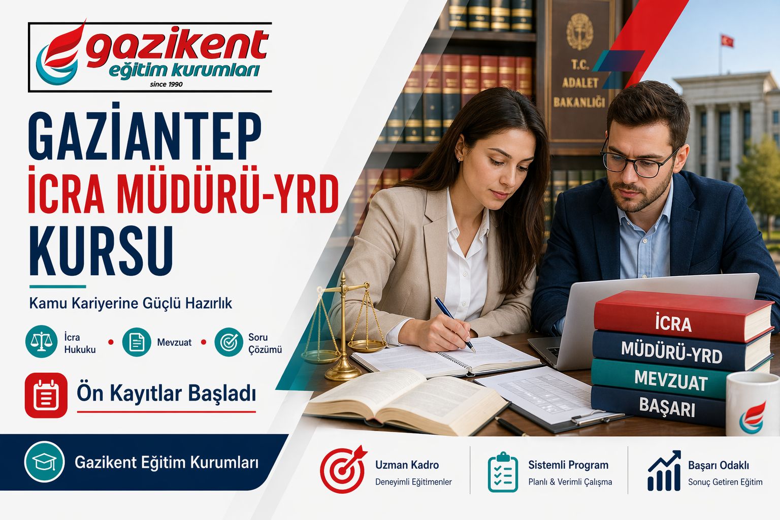 Gaziantep İCRA MÜDÜRÜ VE MÜDÜR YRD. KURSU
