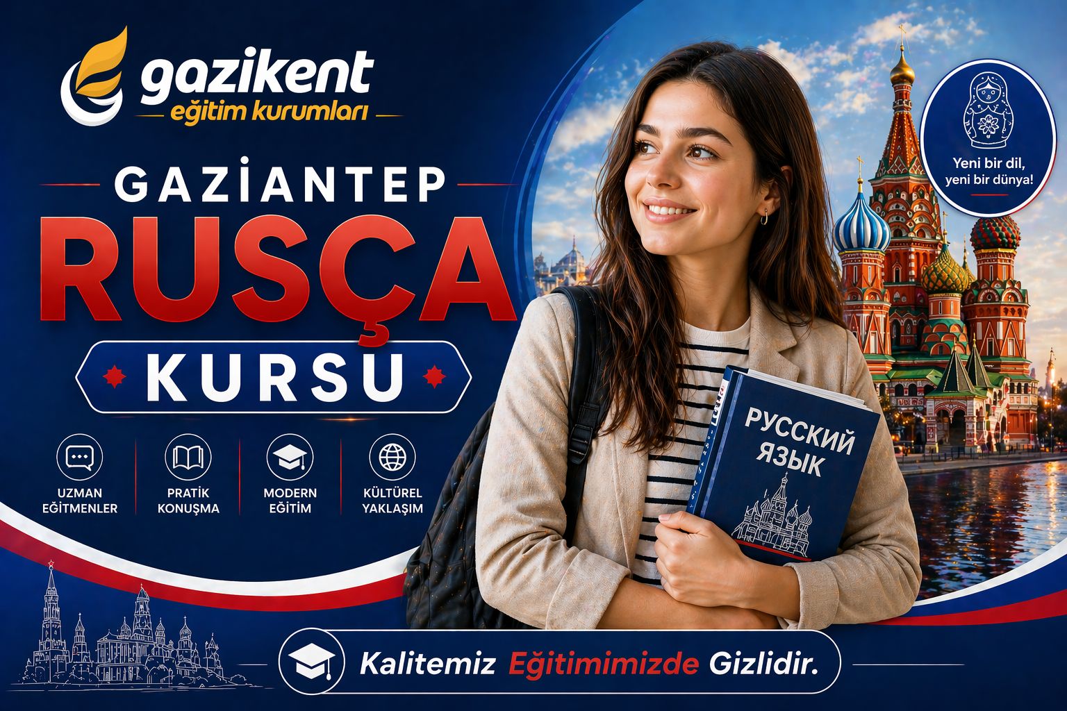 Gaziantep RUSÇA KURSU