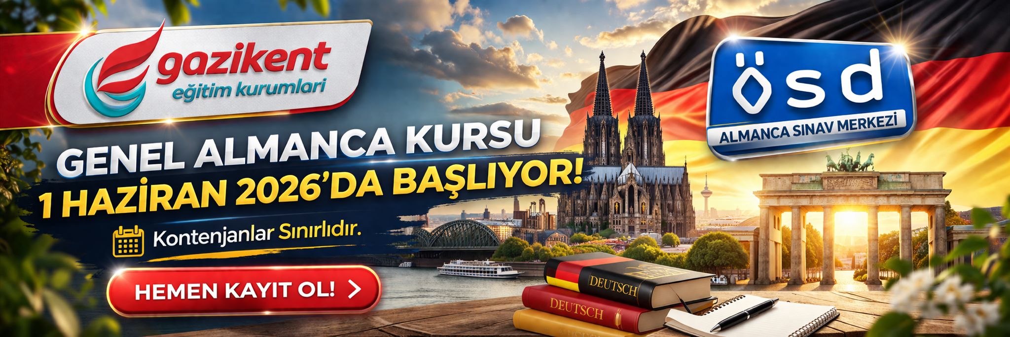 Özel Gazikent Eğitim Kurumları | Gaziantep Kpss Kursu | Gaziantep Almanca Kursu