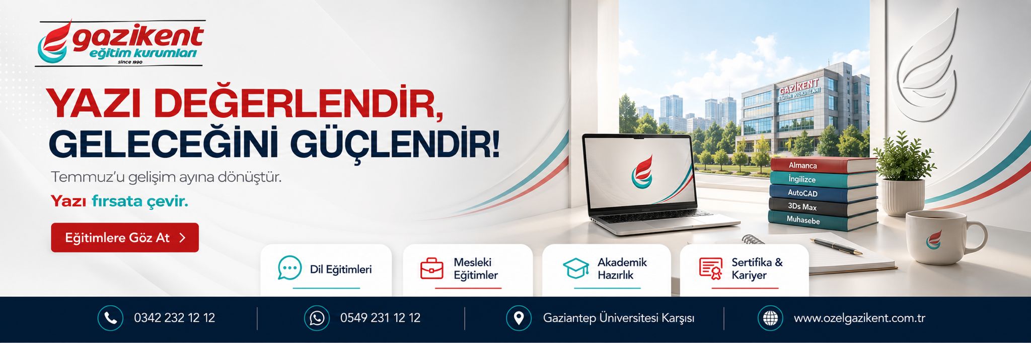 Özel Gazikent Eğitim Kurumları | Gaziantep Kpss Kursu | Gaziantep Almanca Kursu